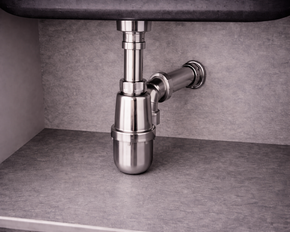 Basin Bottle Trap Steel